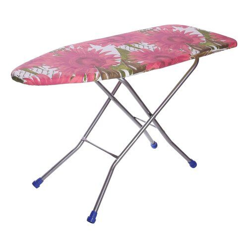 Lightweight Strong And Durable Easy To Install Modern Unique Wooden Pink Iron Table