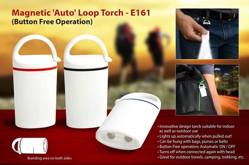 Magnetic Auto Loop Torch with Button Free Operation