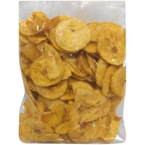 Pack Of 1 Kilogram Round Salty And Crispy Taste Fried Banana Chips
