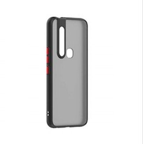 Reinforced Translucent Matte Cocklet Vivo V15 Pro Black Smoke Case Cover With Camera Protection  Body Material: Plastic