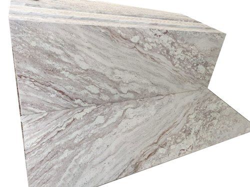 Scratch Resistant and Light Weight White Plain Granite Slab