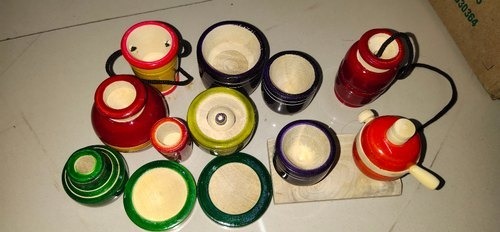 Set Of 13pcs Multicolour Eco Friendly For Kids Antique Style Wooden Kitchen Sets