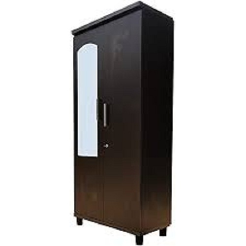 Machine Made Termite Resistant Easy To Clean Long Durable Elegant Look Black Wooden Almirah