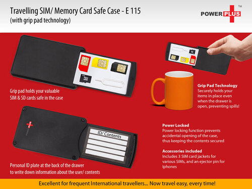 ट्रैवलिंग Sd और सिम कार्ड सेफ केस