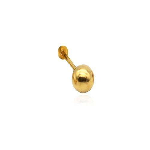 Women Skin Friendly And Beautiful Stylish Gold Plated Nose Pin