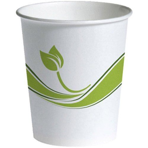  Multi-Purpose Useable Eco- Friendly Light Weight White Printed Disposable Paper Glass