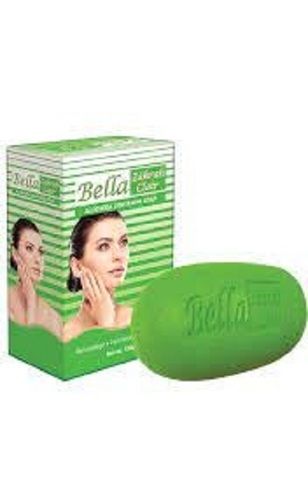 Green 150 Gram Weight By Bella Exfoliating Whitening Soap For Bathing