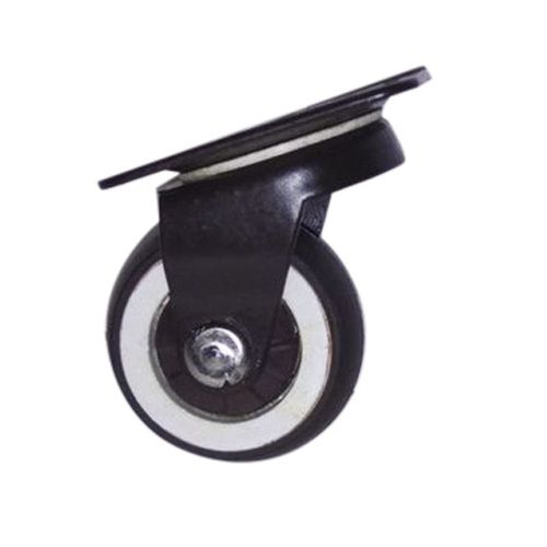 30 Mm 18 Gauge Plate Tipoi Polyurethane (Pu) Single Wheel Caster Load Capacity Range: 100 Kgs Per Set