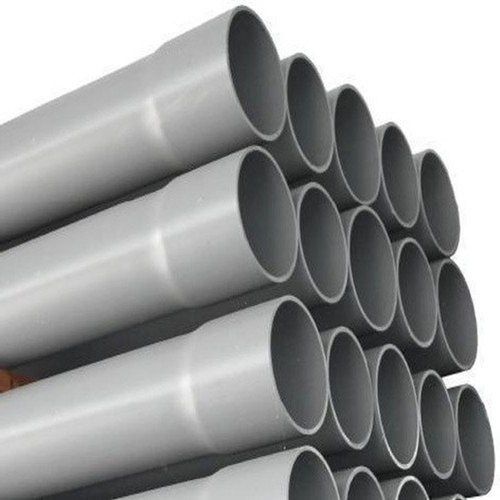 6 Meter Length Grey Leak Proof Weather Resistant Round Male Connection Pvc Plastic Pipes Standard: Ansi