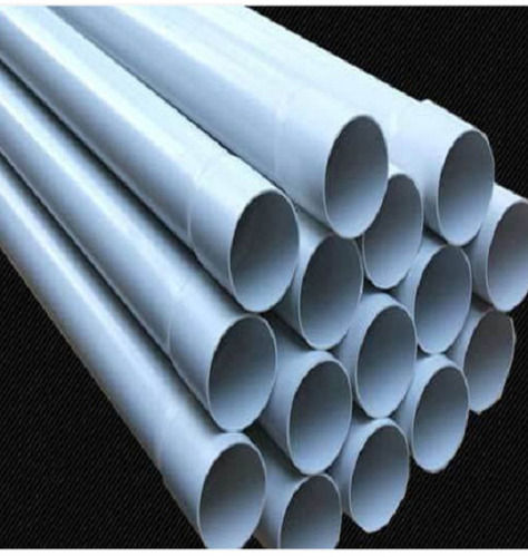 6 Meter Length Leak Proof And Weather Resistant Round Male Connection Pvc Plastic Pipes