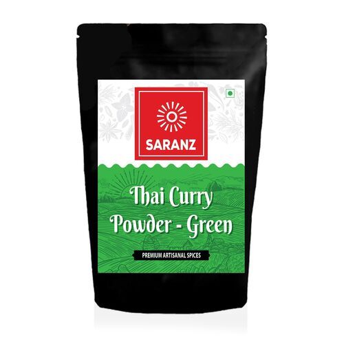 A Grade 100% Natural And Handmade Fresh Saranz Green Thai Curry Powder