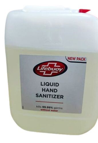 Alcohol Based Skin Friendly All Day Protection Liquid Hand Sanitizer 5 Liter Age Group: Men