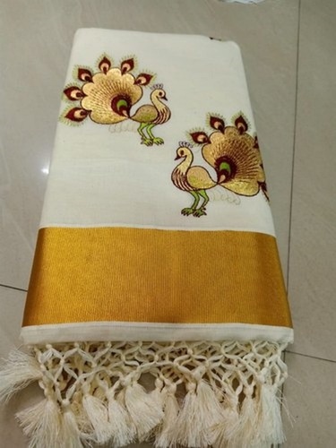 Indian Saree Embroidery Design Closeup Stock Photo - Download Image Now -  Sari, Textile, Backgrounds - iStock