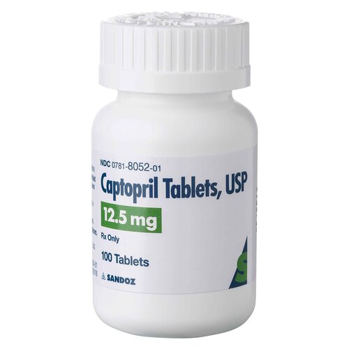 Captopril Tablets (2.5mg, 25mg, 50mg, 100mg)