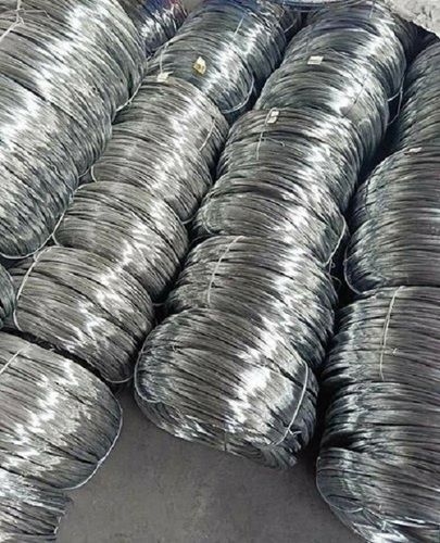 White Corrosion Resistant And Ruggedly Constructed Rust Proof Round Mild Steel Wire