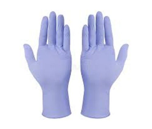 Purple Disposable And Waterproof Surgical Gloves