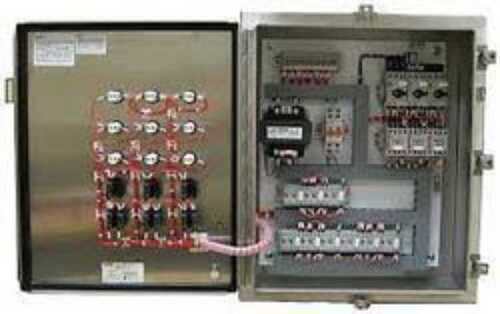 Electric Starter Control Panel For Industrial Usage, 90% Efficiency Base Material: Metal Base