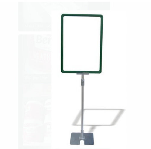 Green And Grey Abs Plastic Body Poster Holder And Display Stand