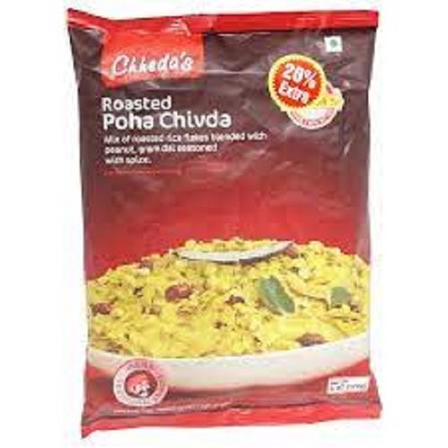 White Hygienically Packed Mouthwatering Tasty Crunchy Spicy Yellow Roasted Poha Chivda