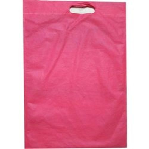 Light Weight Highly Durable Easy To Carry And Pink D Cut Non Woven Bag