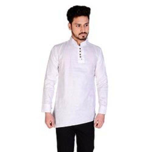 Men Regular Fit Long Sleeves Comfortable Short Length Kurta  Age Group: 16 To Above