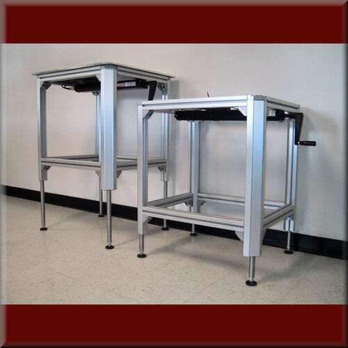 Standard Size Aluminum Extrusion Assembly Table For Industrial Use