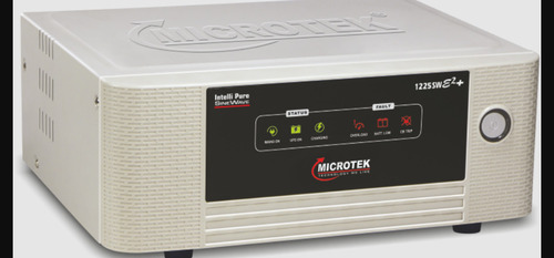 व्हाइट सिंगल फेज डिजिटल नॉइसलेस क्यू कॉपर वायर टेक्नोलॉजी माइक्रोटेक अप्स बैक-अप टाइम: 2 दिन