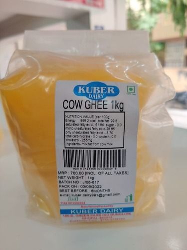 Pack Of 1 Kg Pack Type Packet Yellow 100 % Pure Cow Ghee Age Group: Children