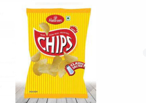 Testy Pack Of 25 Grams Tasty And Spicy Yellow Haldiram Potato Chips