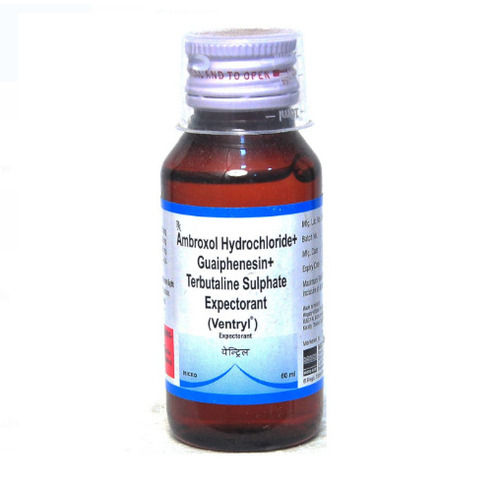 Ambroxol Hydrochloride Sulphate Expectorant Cough Syrup, 60 Ml  General Medicines