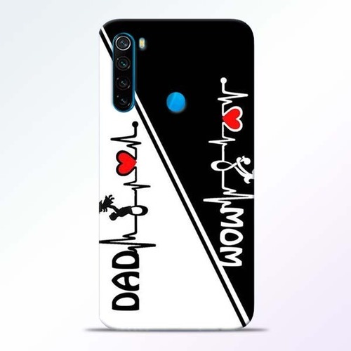 Black And White Rectangular Shock Resistance Realme Narzo 10 Back Cover - Plastic Material, Minimalist Design, Comfortable Grip with Heart Patterns