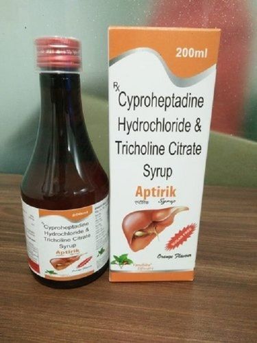 Cyproheptadine Aptirik Syrup, 200 Ml Organic Medicine