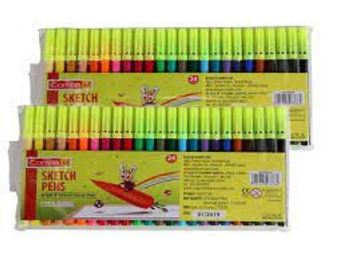 Easy Sketch Pen Drawing for Kids Stock Image - Image of green, design:  194638419