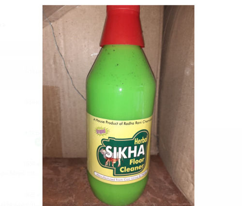 Easy To Use Pack Of 500 Ml Kills 99.9 Percent Germs Herbal Sikha Floor Cleaner 