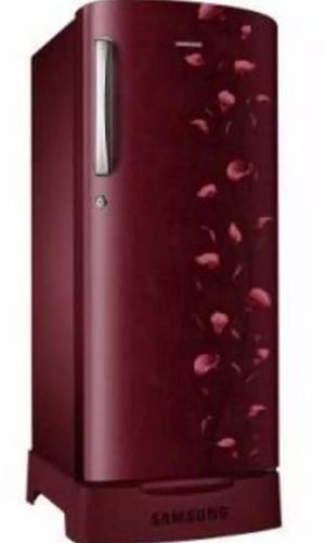 Pvc Strong Long Lasting Low Power Consumption Easy To Clean Maroon Refrigerator