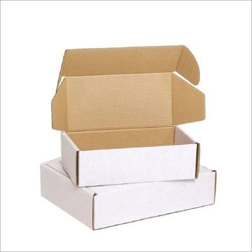 White Smooth Moisture Proof Corrugated Paper Duplex Items Packaging Box