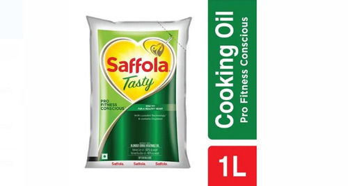 Common Pure And Natural Pro Fitness Conscious Saffola Tasty Cooking Oil With 1 Liter Packet Pack 