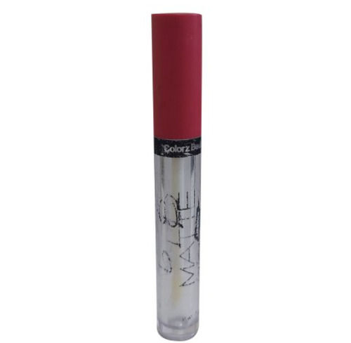 For General Use White And Red Abs Plastic Material Plain San Store Lipstick Container, 4 Ml