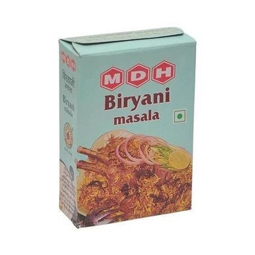 Yellow Pack Type Of 50 Gm Box Salty And Spicy Mdh Biryani Masala Powder For Cooking