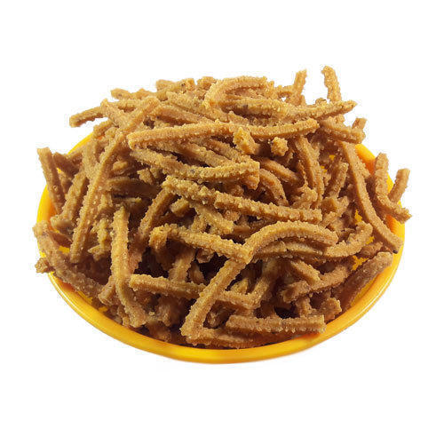 Tasty Brown Long Shape Healthy And Natural Protein Vitamins Rich Fresh Hygienically Packed Garlic Murukku