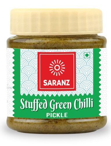 Piece A Grade Stuffed Green Chilli Pickles With Hot And Spicy Taste