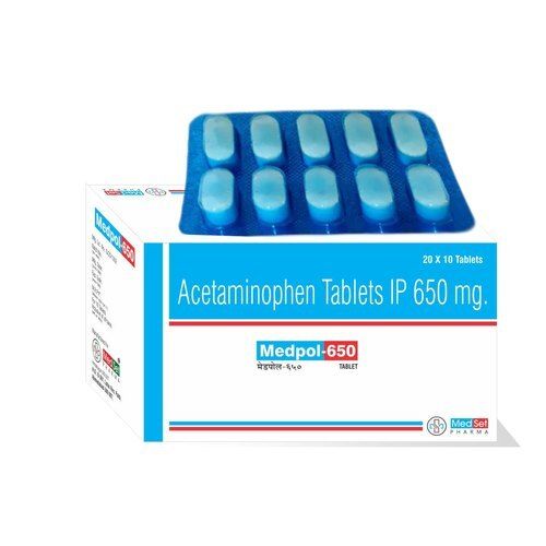  एसिटामिनोफेन मेडपोल -650Mg 20X10 टैबलेट पैक सामान्य दवाएं 