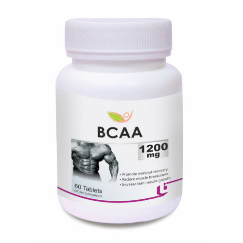 Bcaa Protein Supplement - 60 Tablets Of 1200mg Each | Supports Lean Muscle Growth, Promotes Recovery, Enhances Endurance
