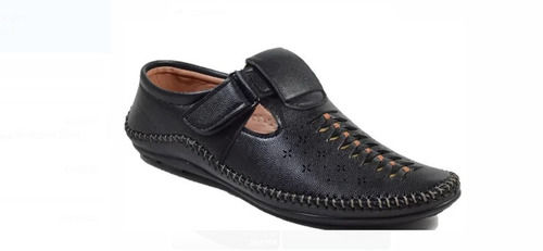 Black Designer And Stylish Comfortable 9 Size Leather Men'S Shoes 