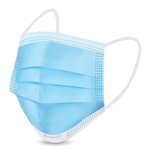 Blue Colored Breathable And Comfortable Cotton Disposable Face Surgical Mask Age Group: Suitable For All Ages