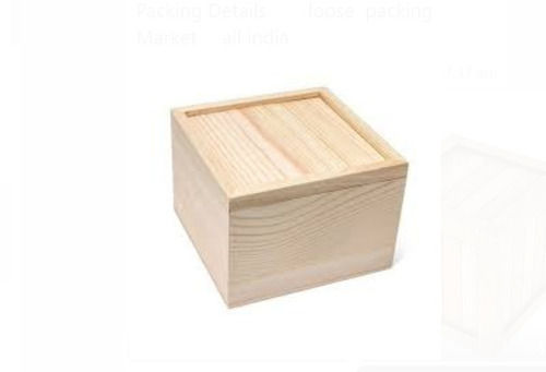 Capacity 100 Kg Pine Wood Powder Coated Square Packaging Wooden Boxes
