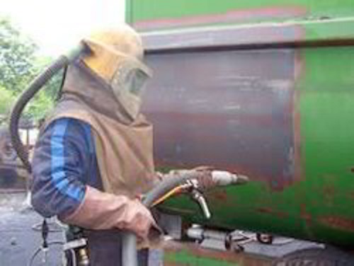 Copper Blasting And Spray Painting Services By Shri Renuka Marine Services