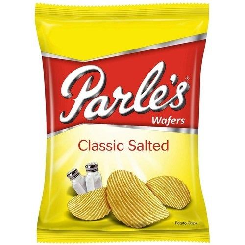 Crispy Tasty And Salty Ready Eat Classic Salted Flavor Parle Potato Wafers Packaging Size: 20G