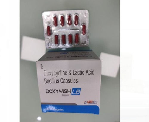 Silver Doxycycline & Lactic Acid Bacillus 10X10 Capsules