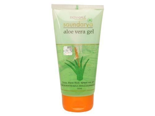 Enriched With Aloevera'S Therapeutic Properties Patanjali Saundarya Aloe Vera Green Gel, 150Ml  Ingredients: Herbal